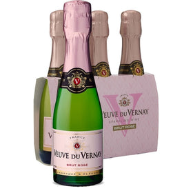 Veuve Du Vernay Brut Rosé • 8 X 3 PACK (200ml)