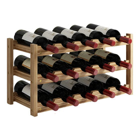 Vintage Wooden Wine Rack